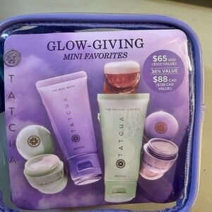 Tatcha Mini Skincare Set in Purple and Green